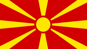 kuzey makedonya bayrağı